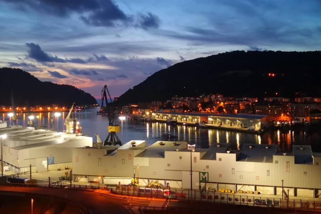 Apto Con Vistas A Bahia De Pasajes, A 10 Min Del Centro De San Sebastian Lezo Luaran gambar